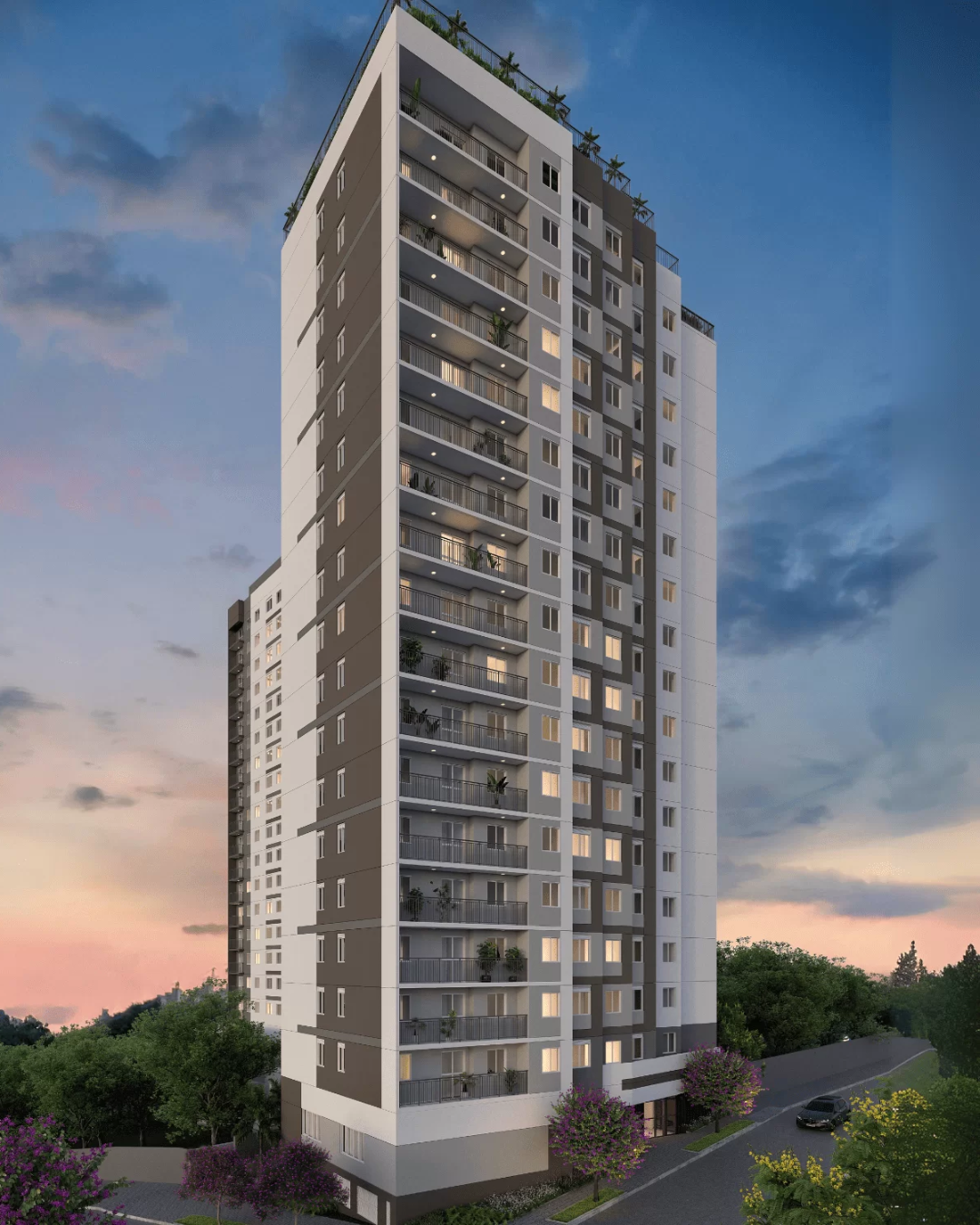 Fachada empreendimento Brit Parada Inglesa